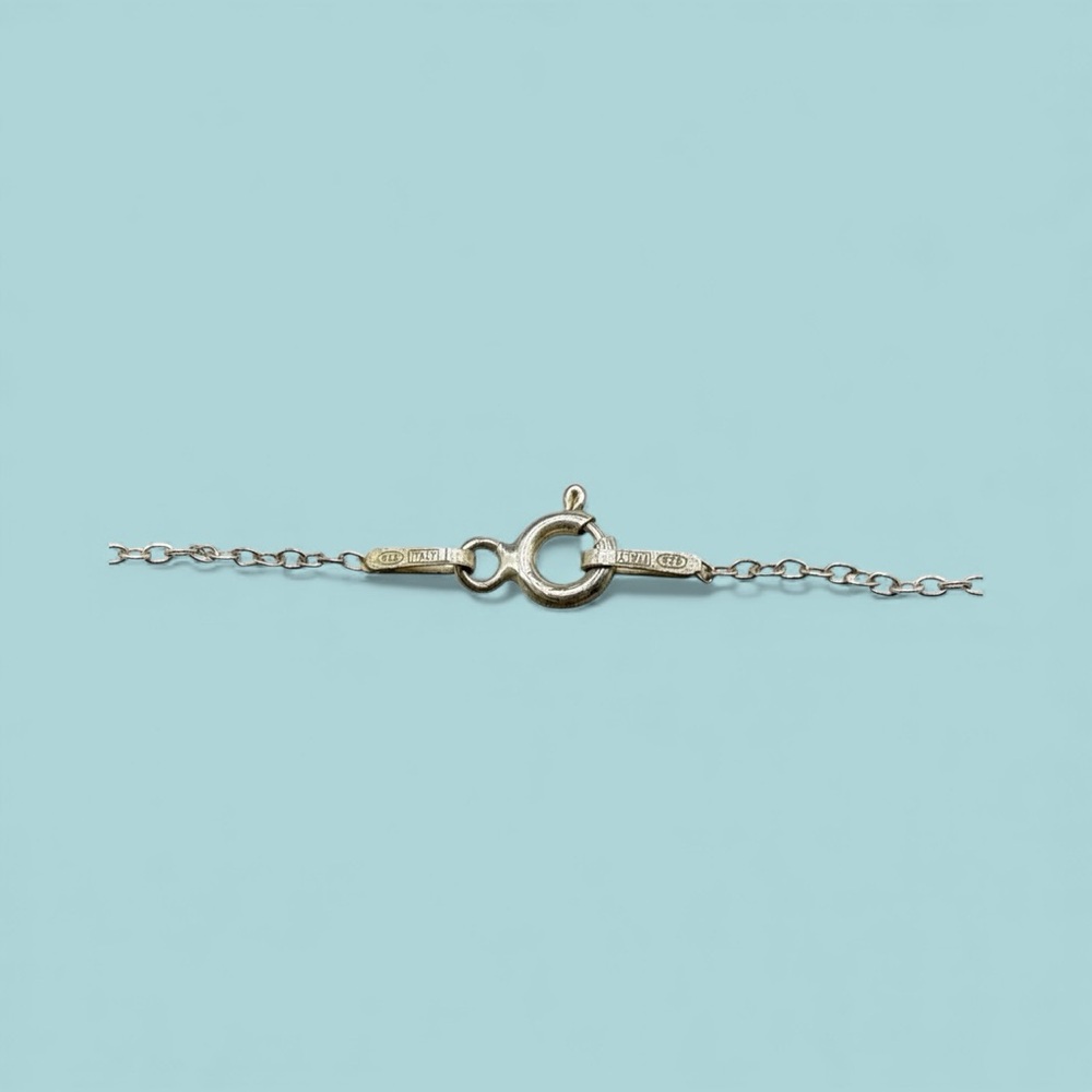 Silver “Mother Daughter Friend “ Quote necklace 925 stamped Vintage - Picture 3 of 4